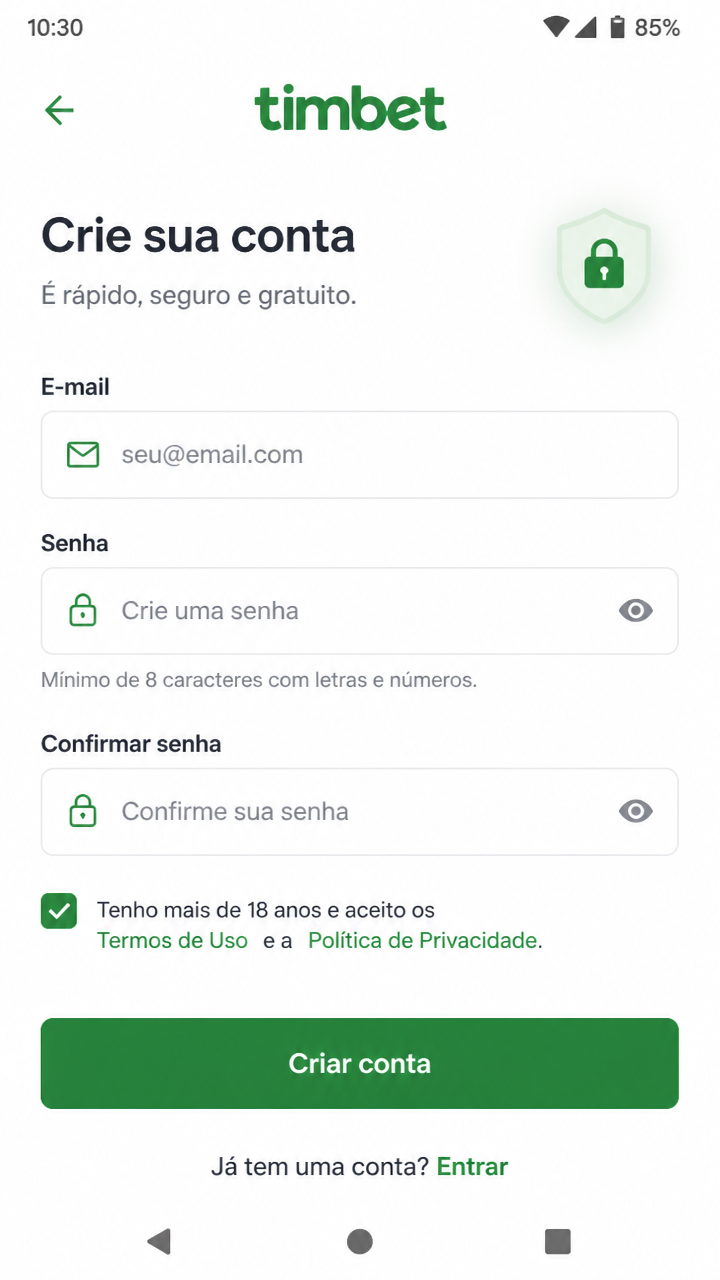 Timbet screenshot