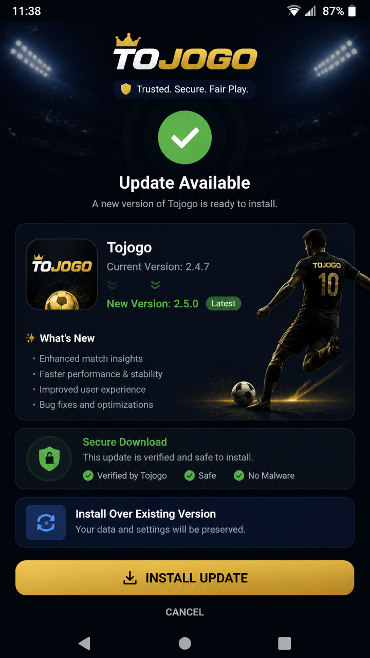 Tojogo screenshot