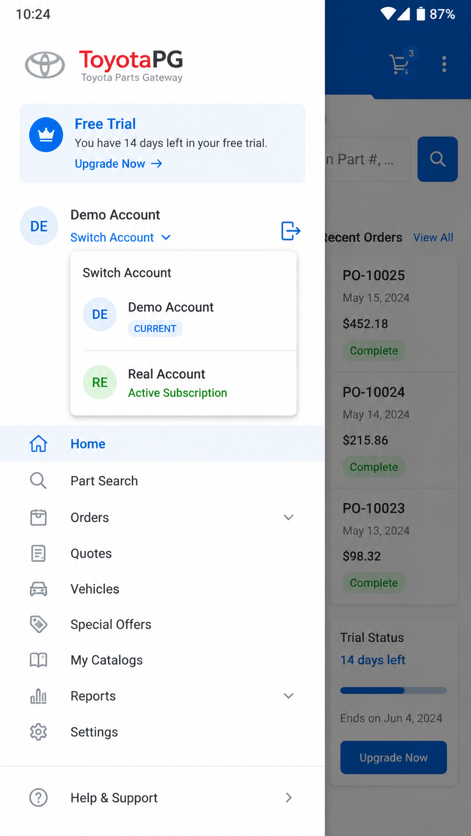toyotapg screenshot