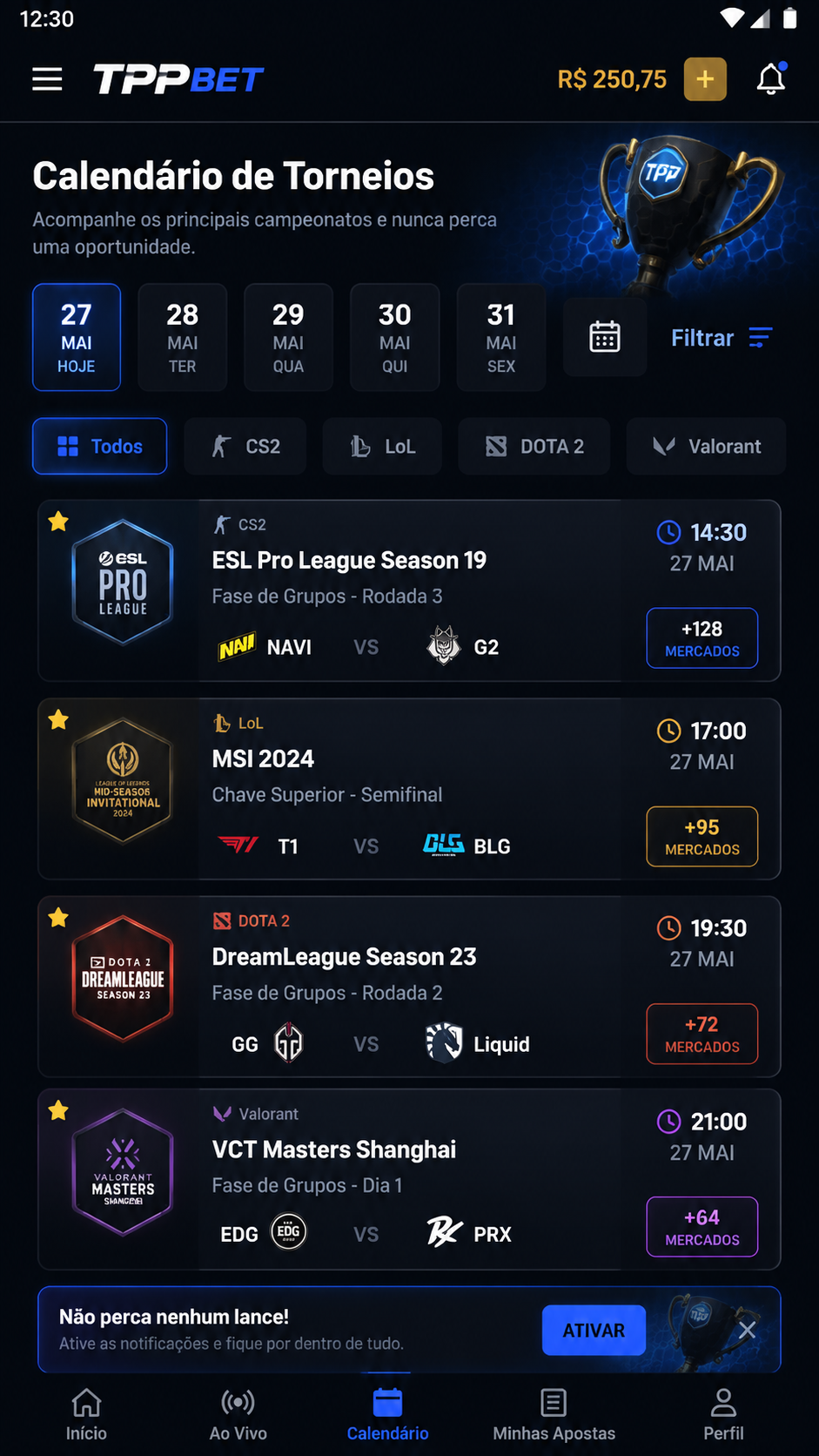 TPPBet screenshot