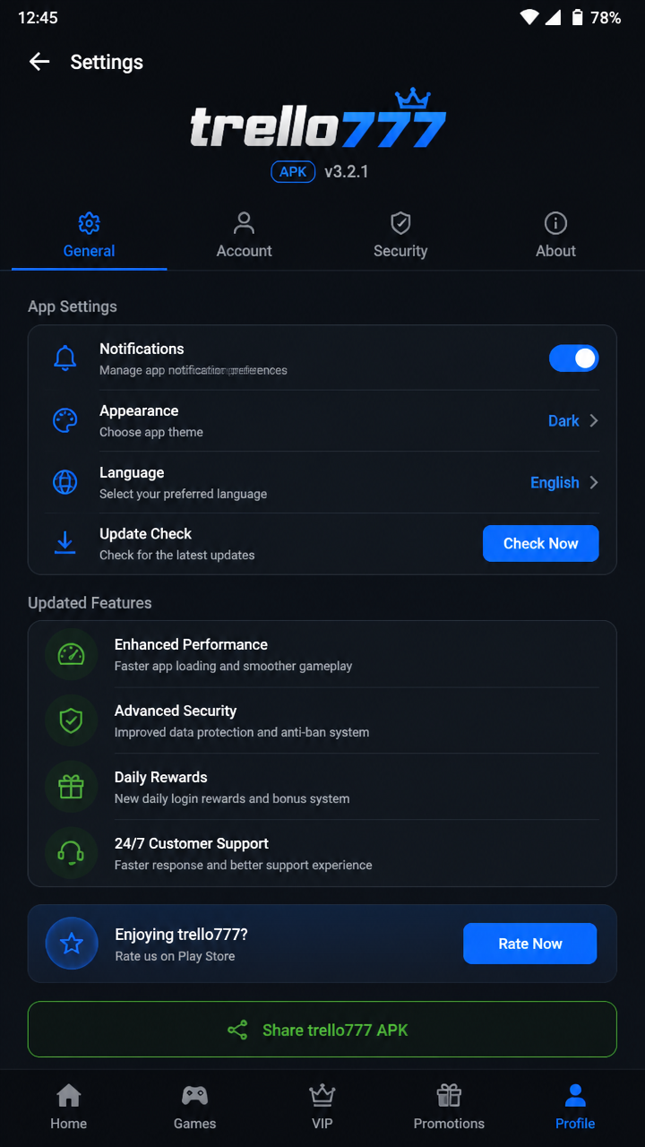trello777 screenshot