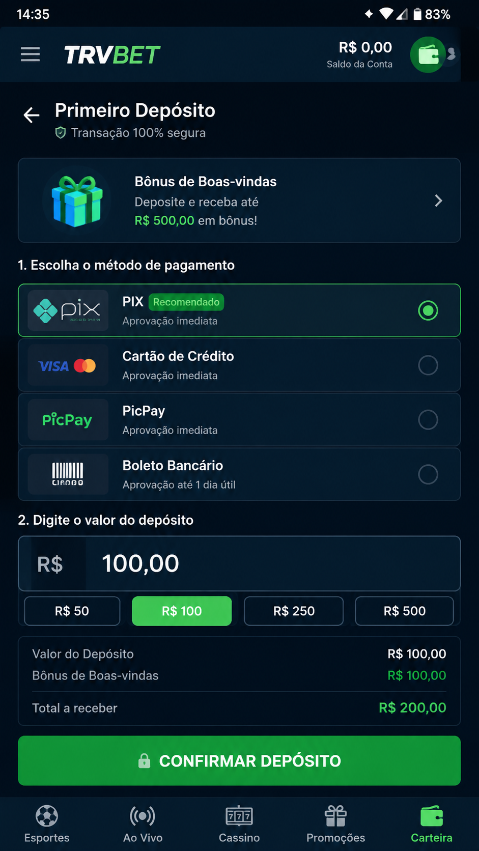 trvbet screenshot
