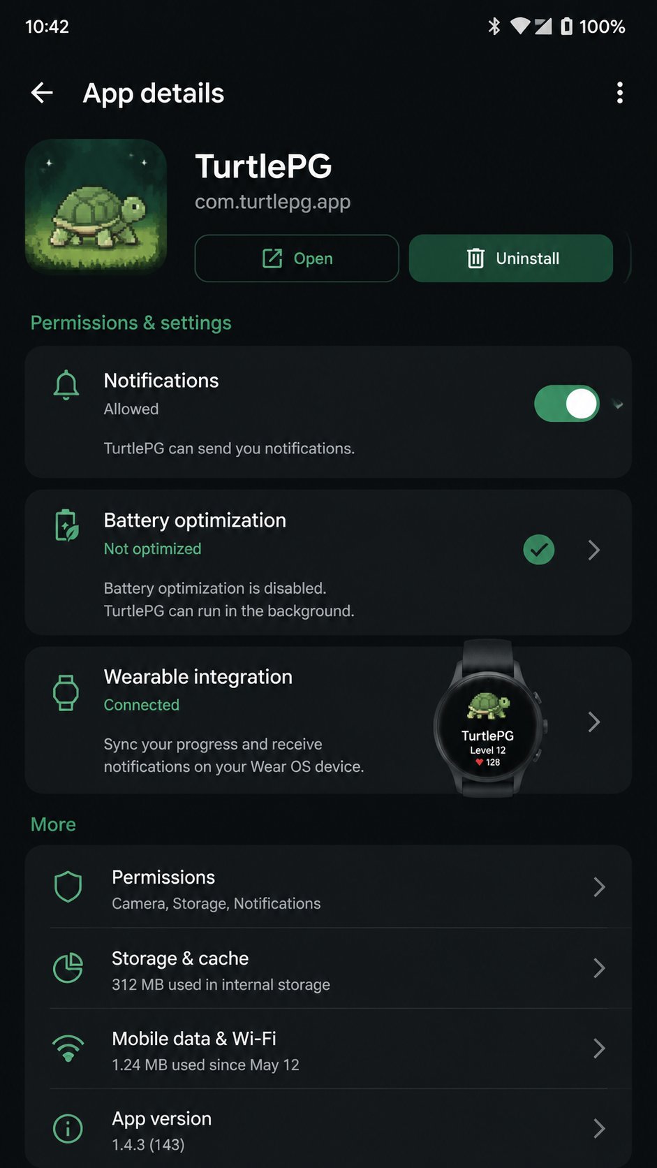 TurtlePG screenshot