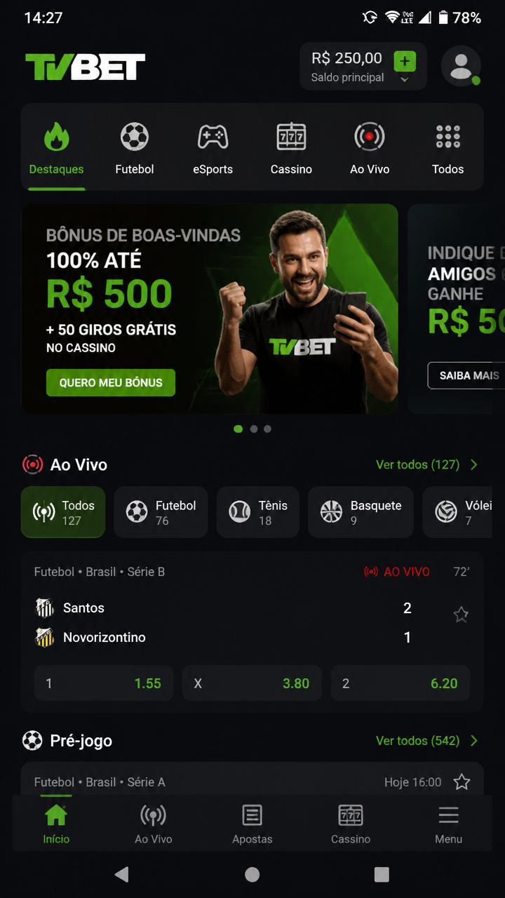 TVBET screenshot