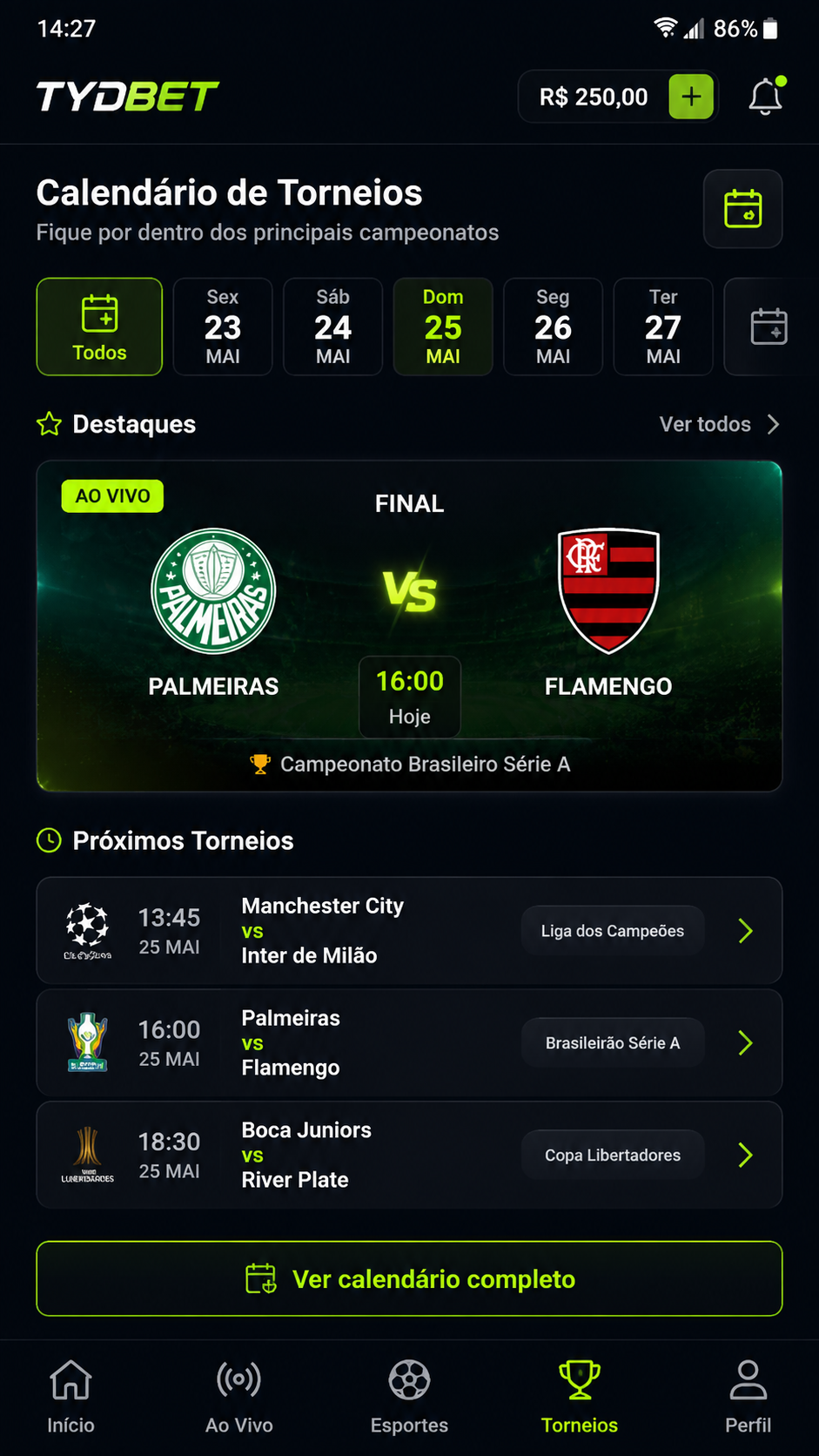 tydbet screenshot