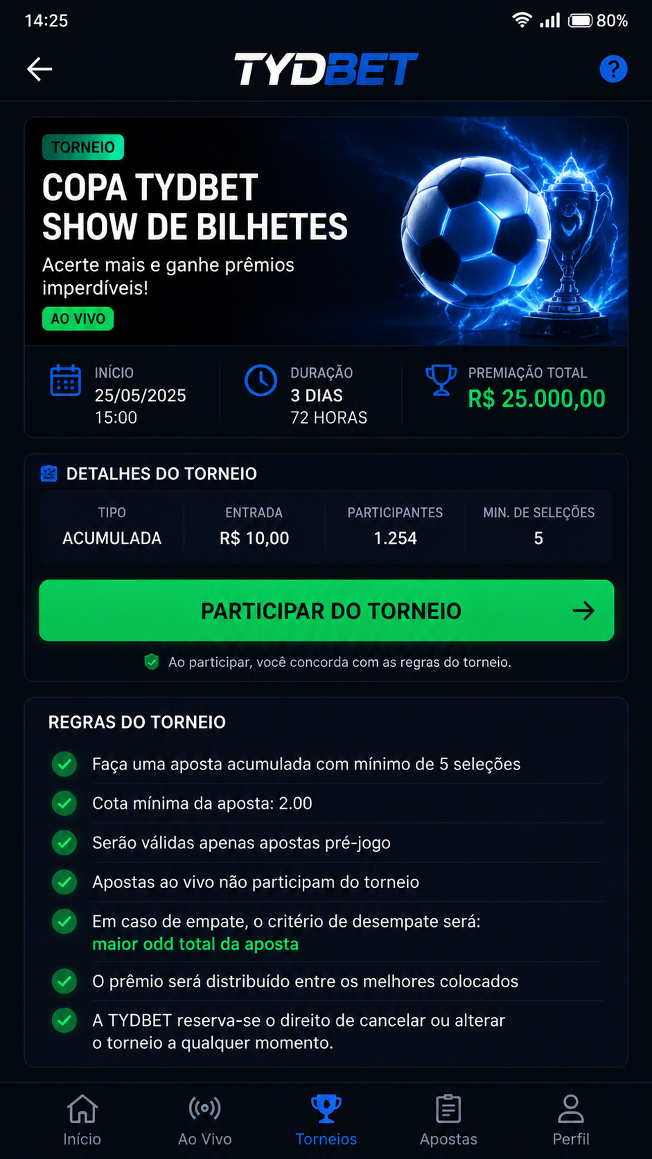tydbet screenshot