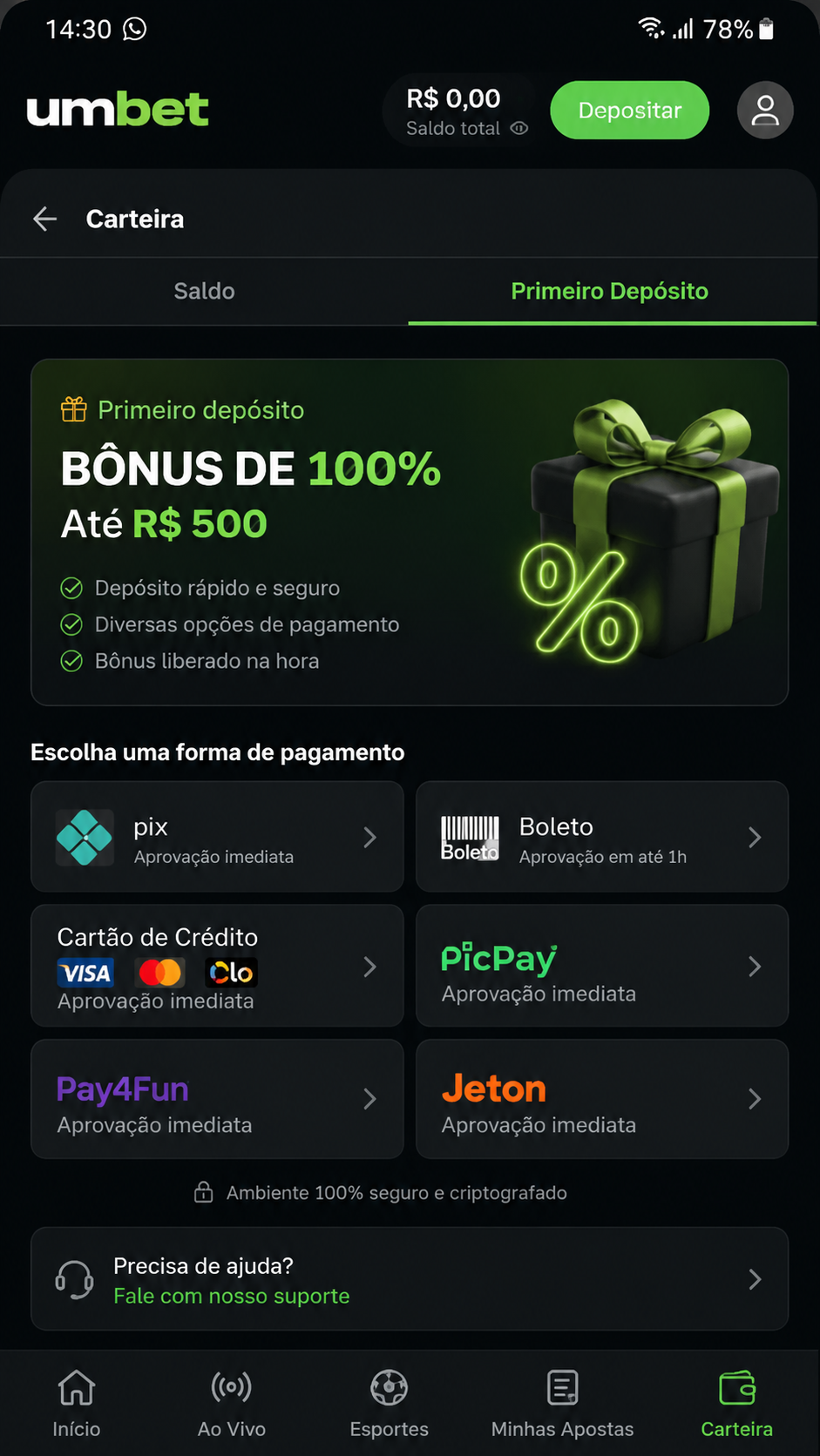 umbet screenshot