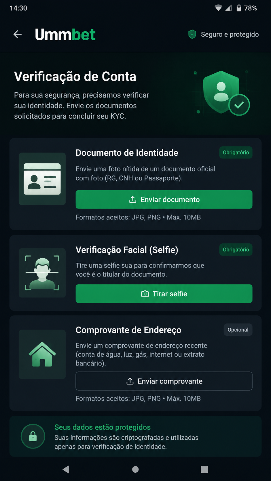 Ummbet screenshot