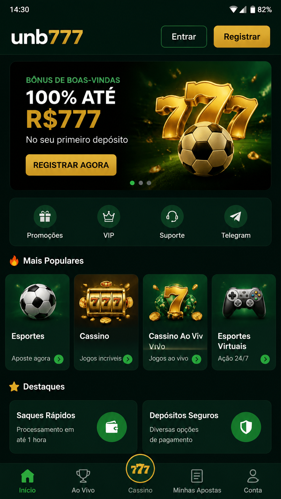 unb777 screenshot