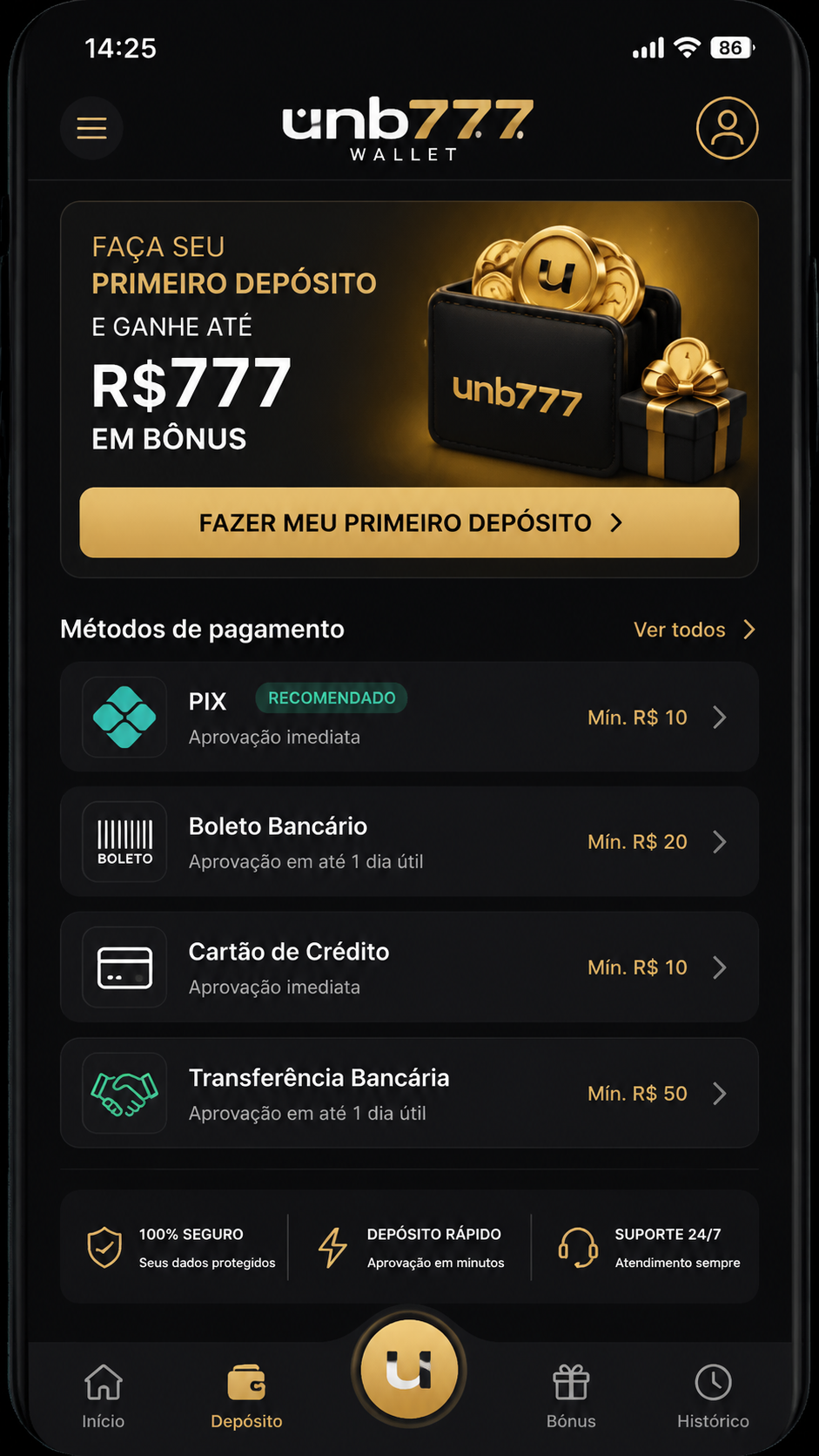 unb777 screenshot