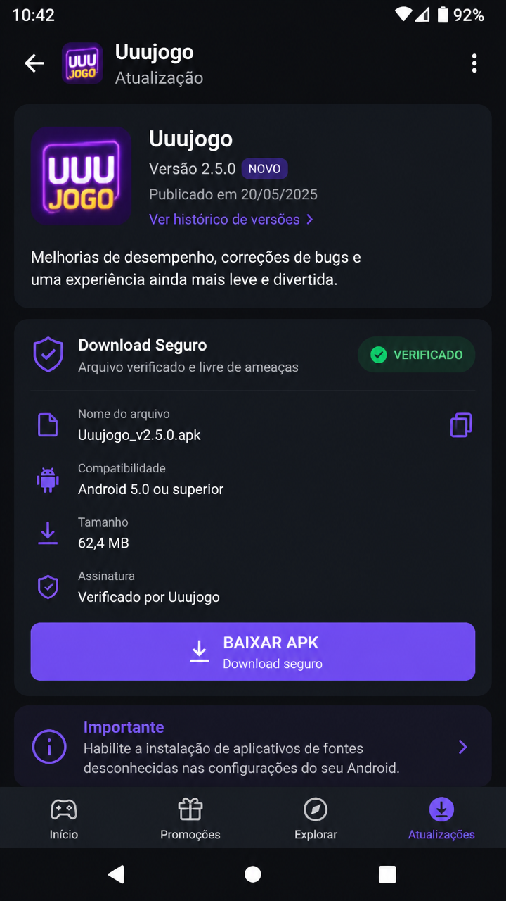 Uuujogo screenshot