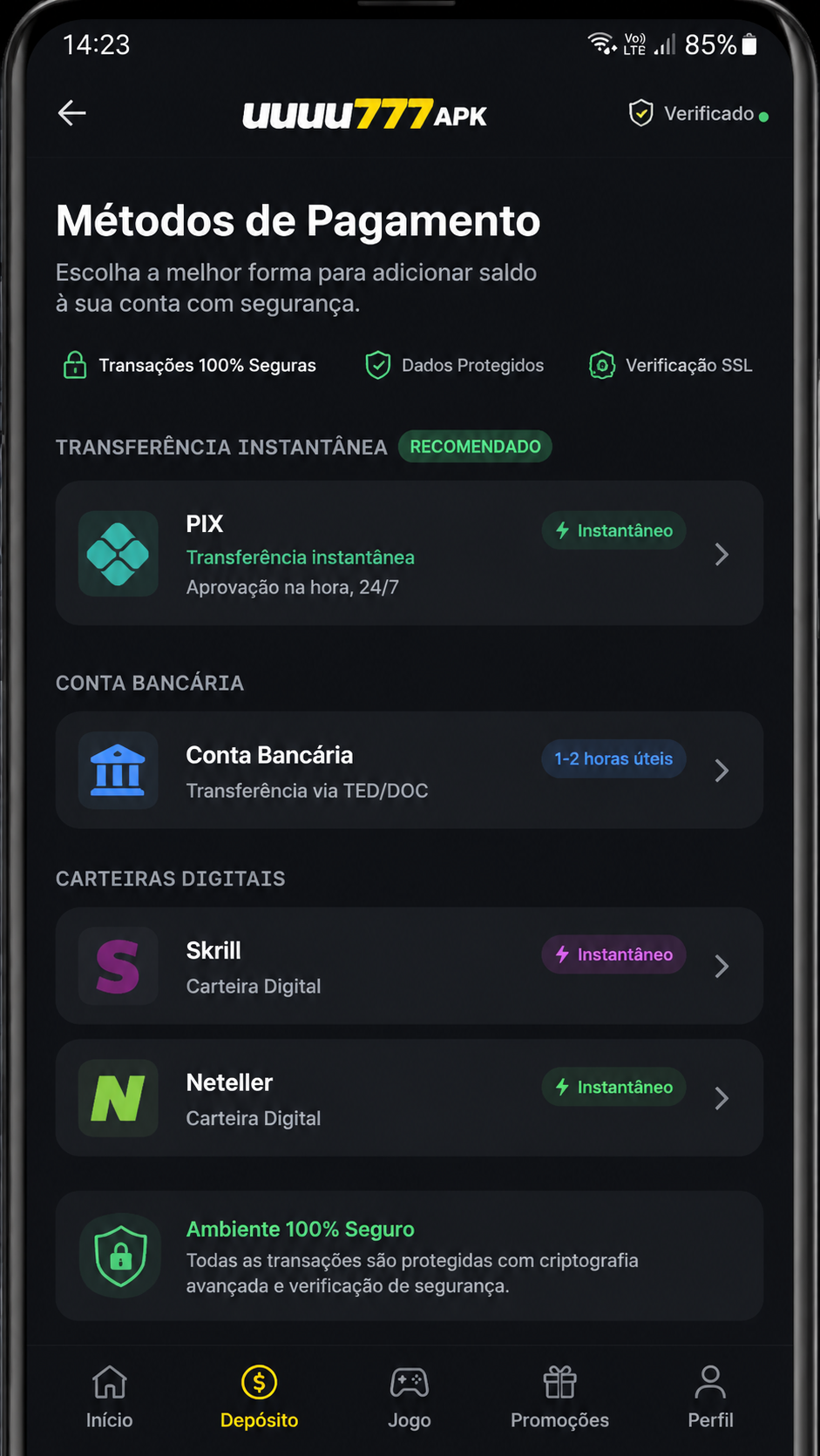 uuuu777 captura de tela Android