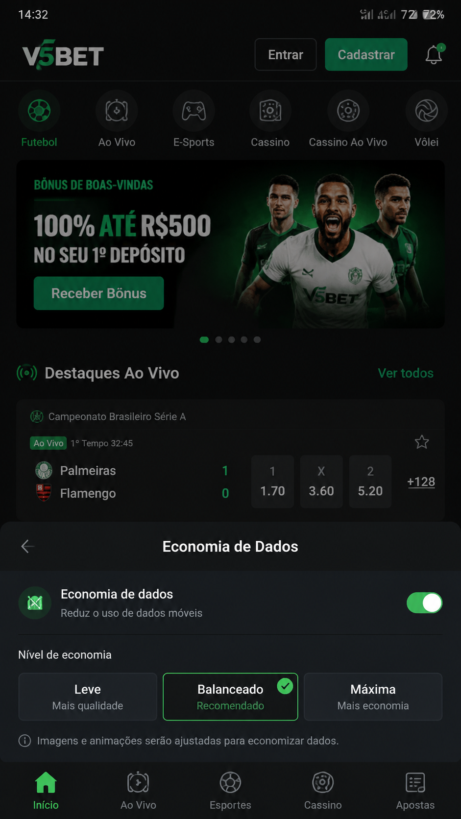 v5bet screenshot