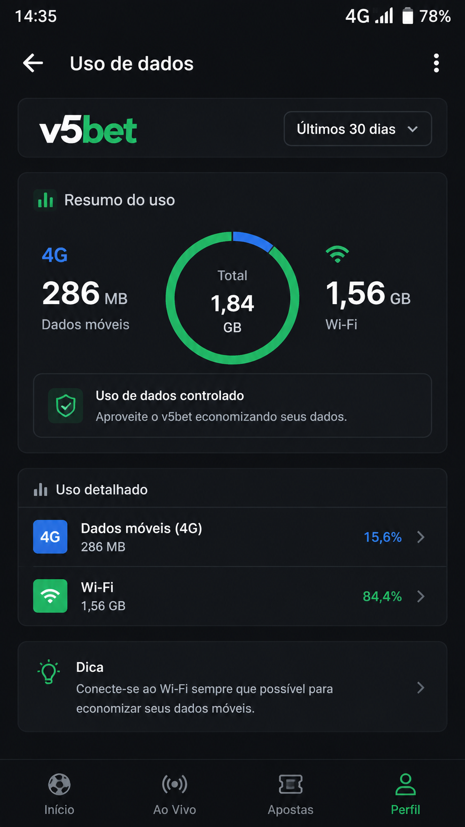 v5bet screenshot