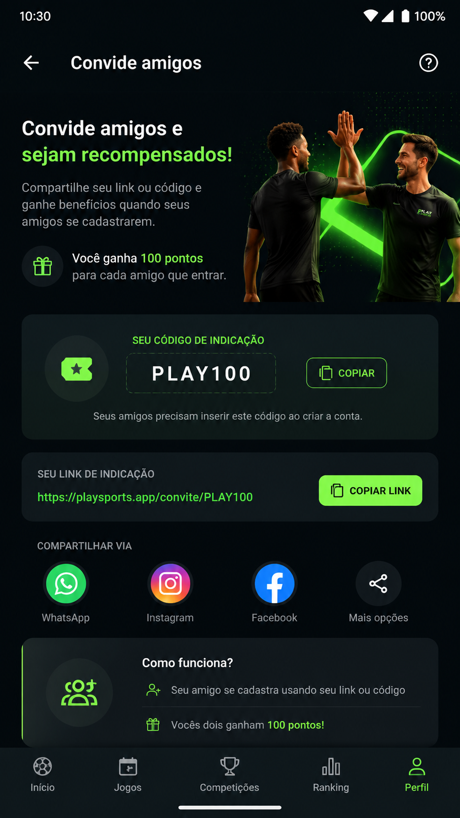 VBet captura de tela Android