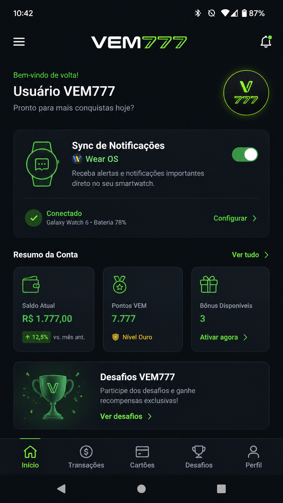 vem777 screenshot