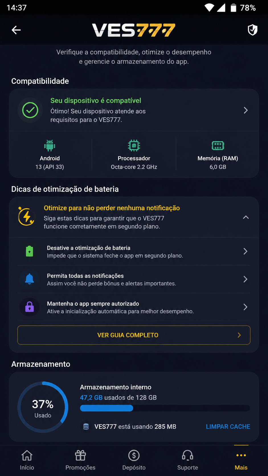 ves777 screenshot