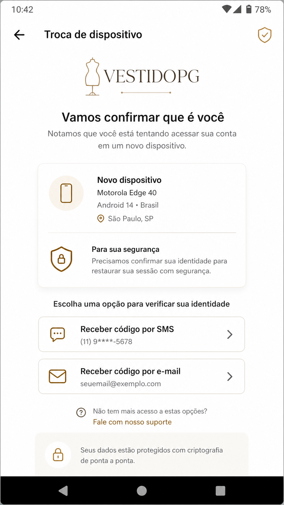 VestidoPG screenshot