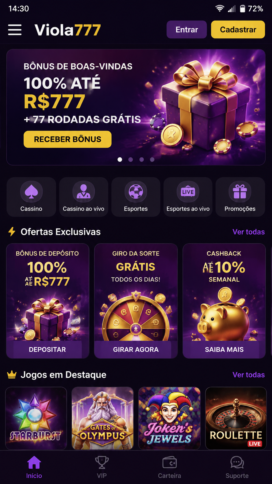 viola777 screenshot