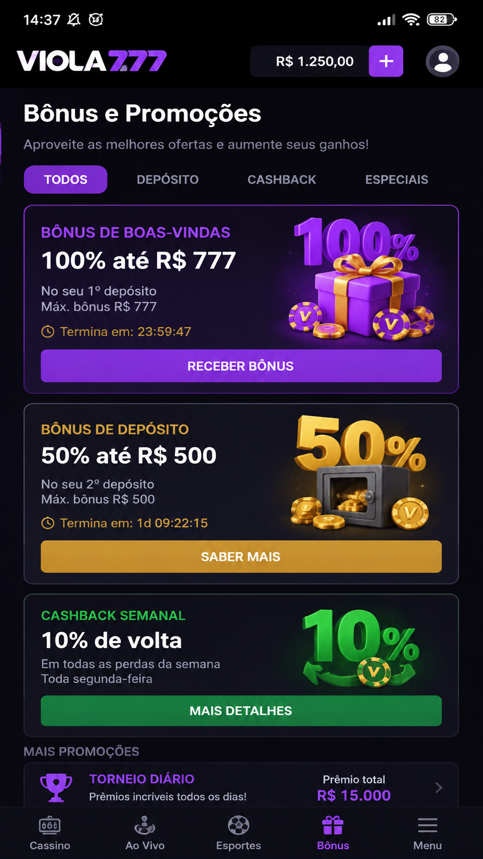 viola777 screenshot