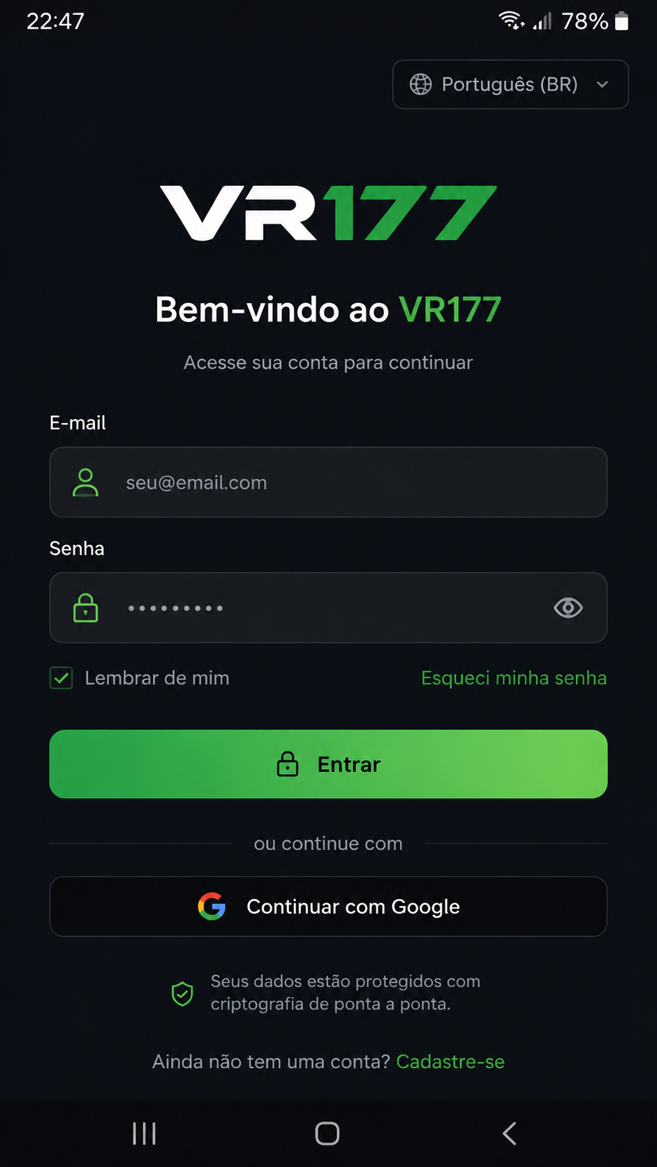 VR177 screenshot