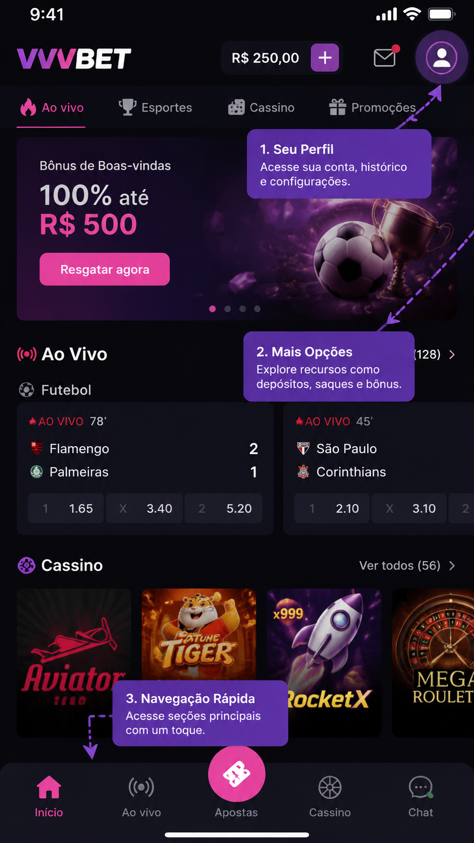 vvvbet screenshot
