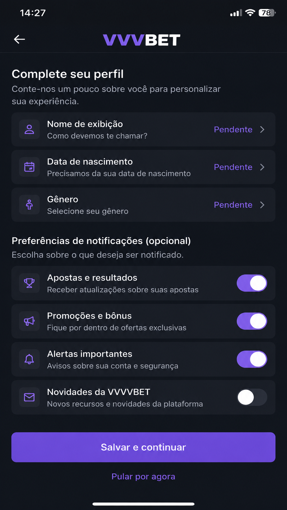 vvvbet screenshot
