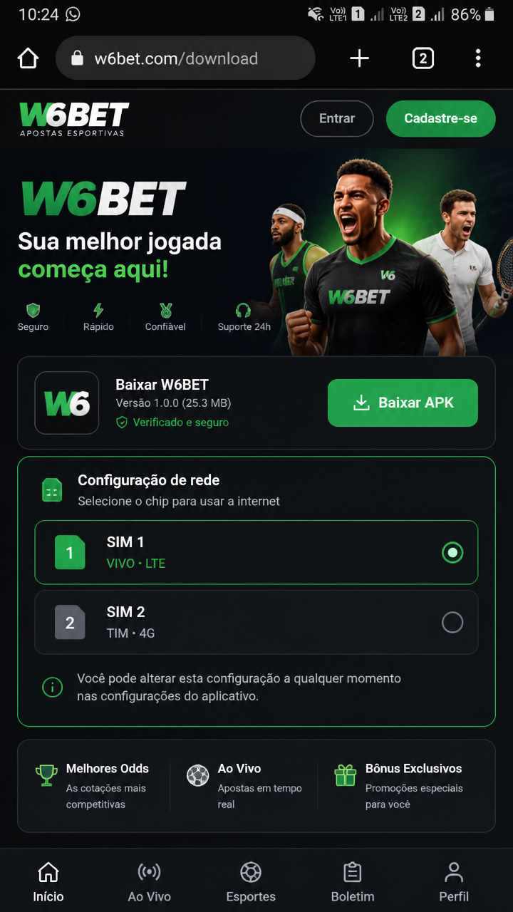 w6bet screenshot