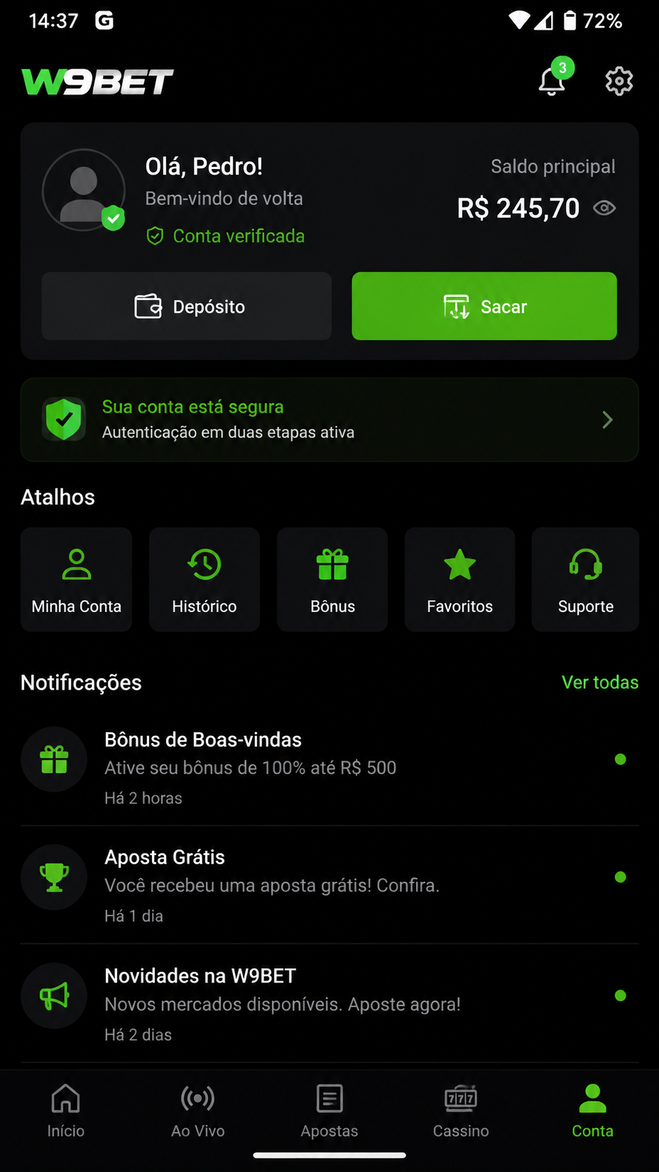 w9bet screenshot