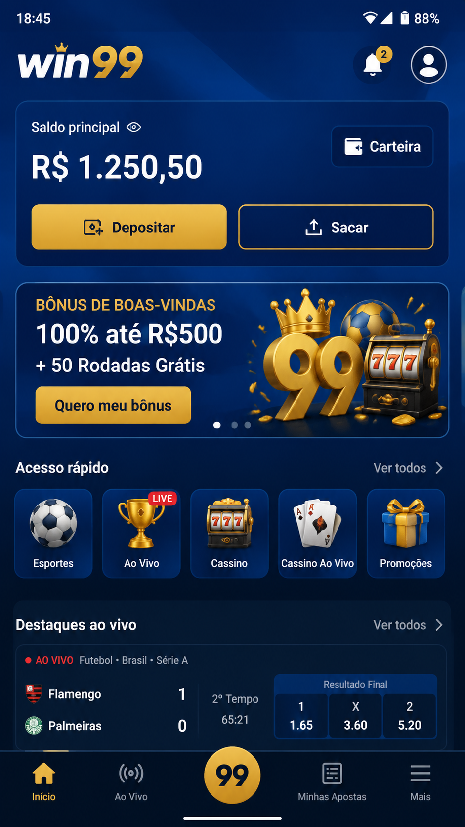 win99 screenshot