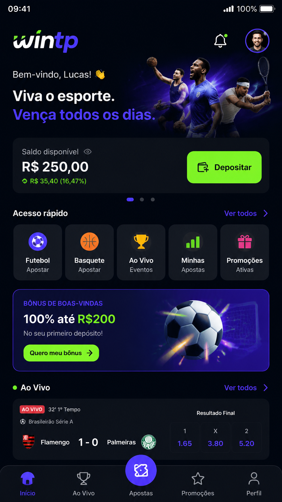 Wintp screenshot