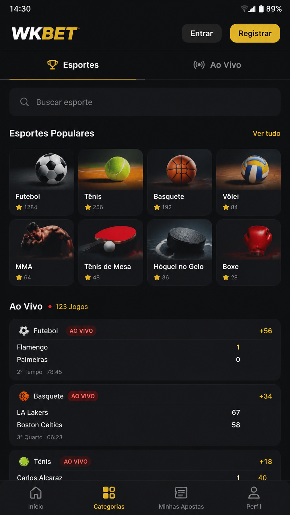 wkbet screenshot