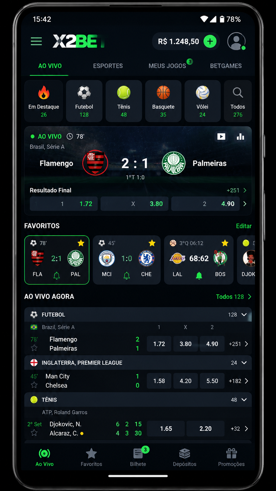 x2bet screenshot