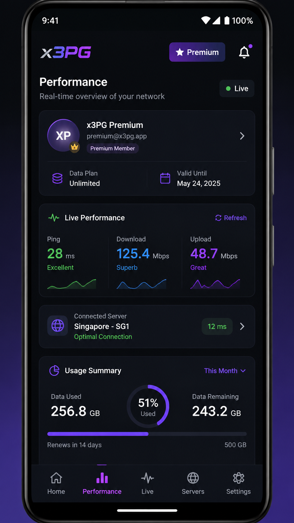 x3pg screenshot