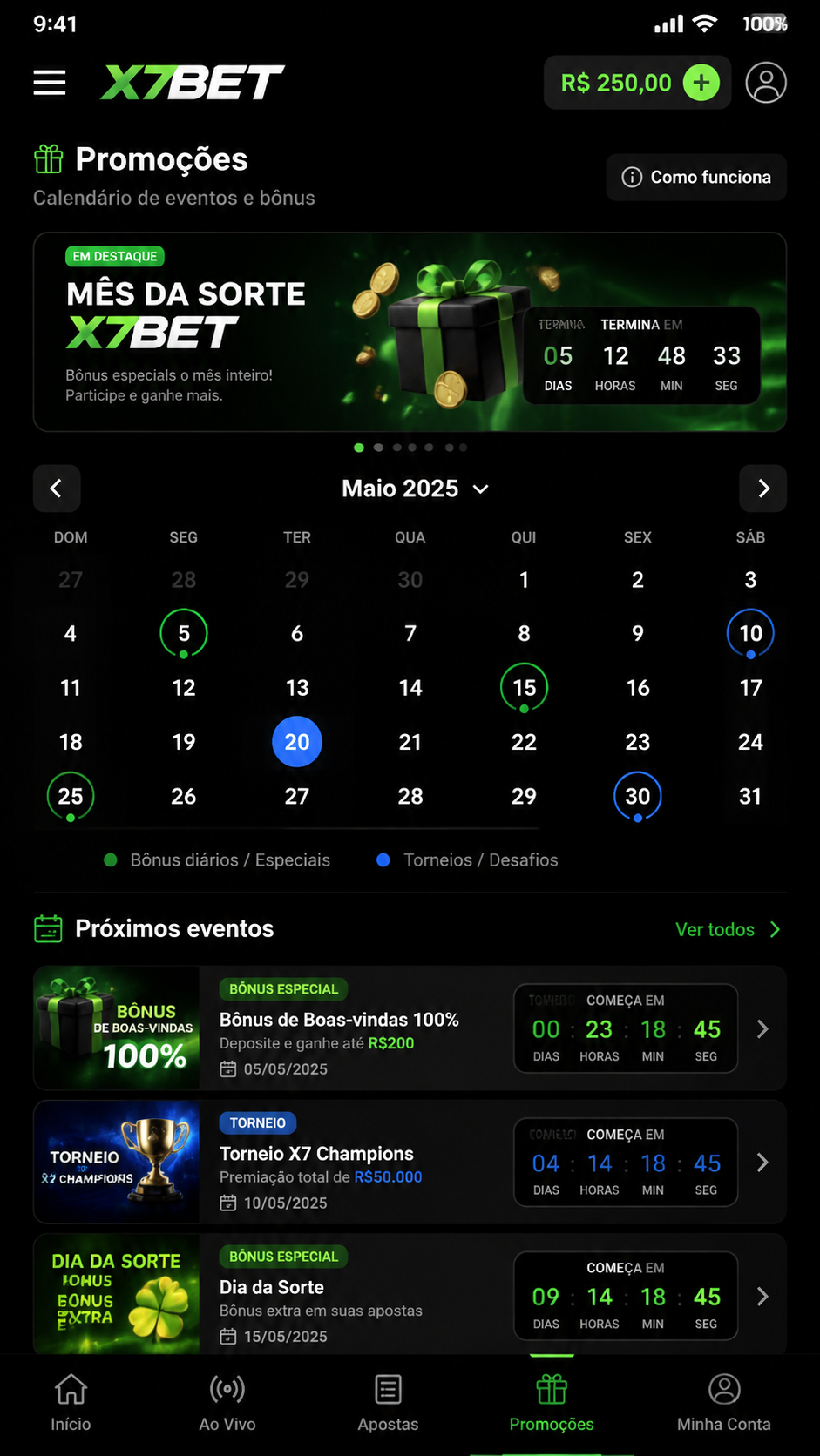 X7Bet screenshot