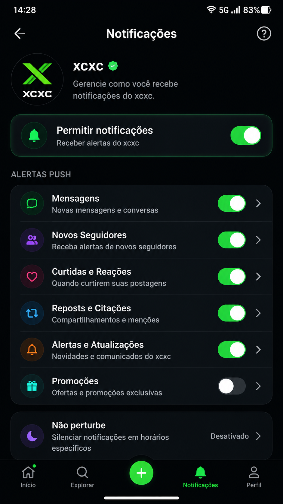 xcxc screenshot