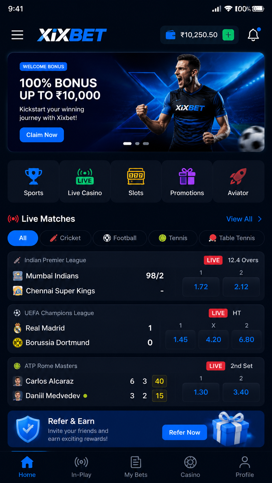 Xixbet screenshot