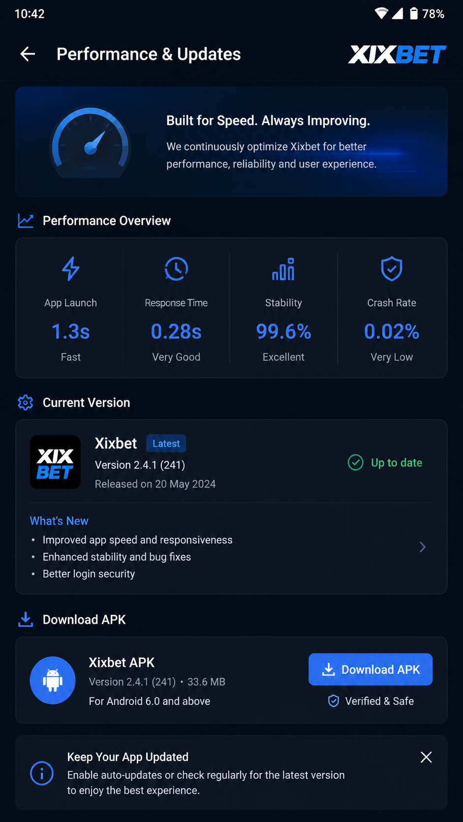 Xixbet screenshot