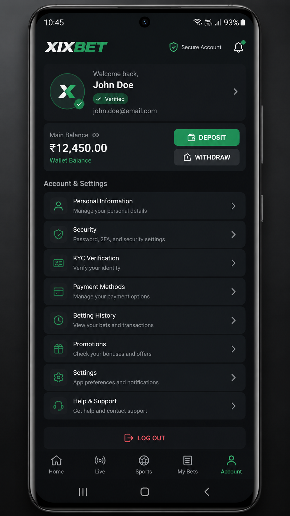 Xixbet screenshot