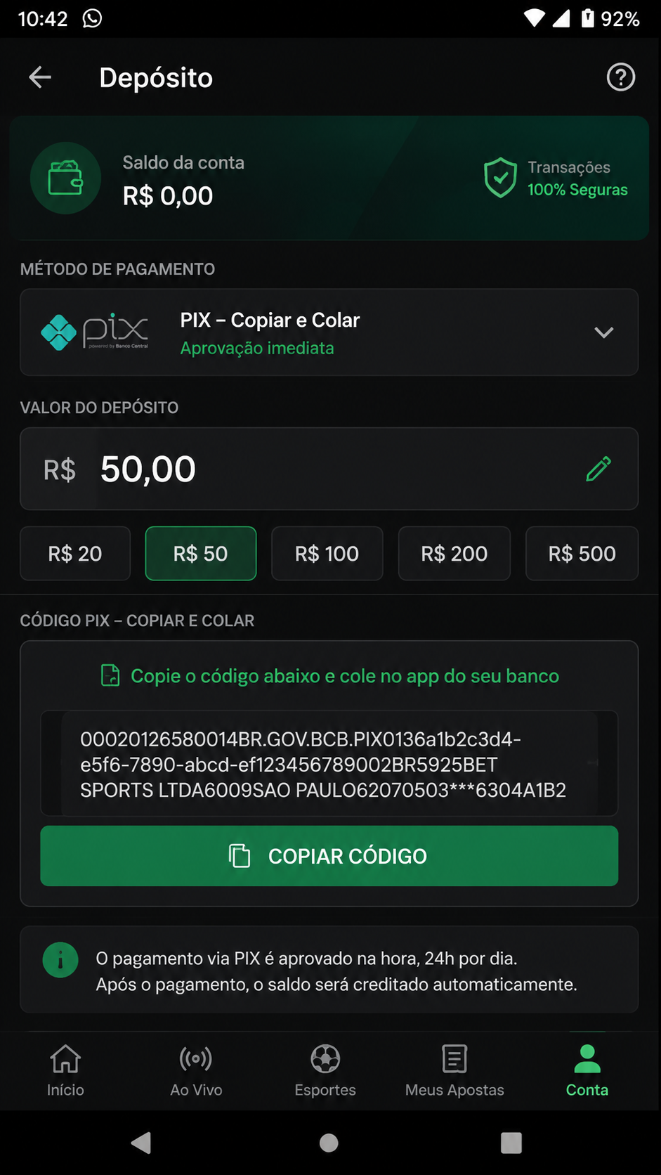 xxabet screenshot