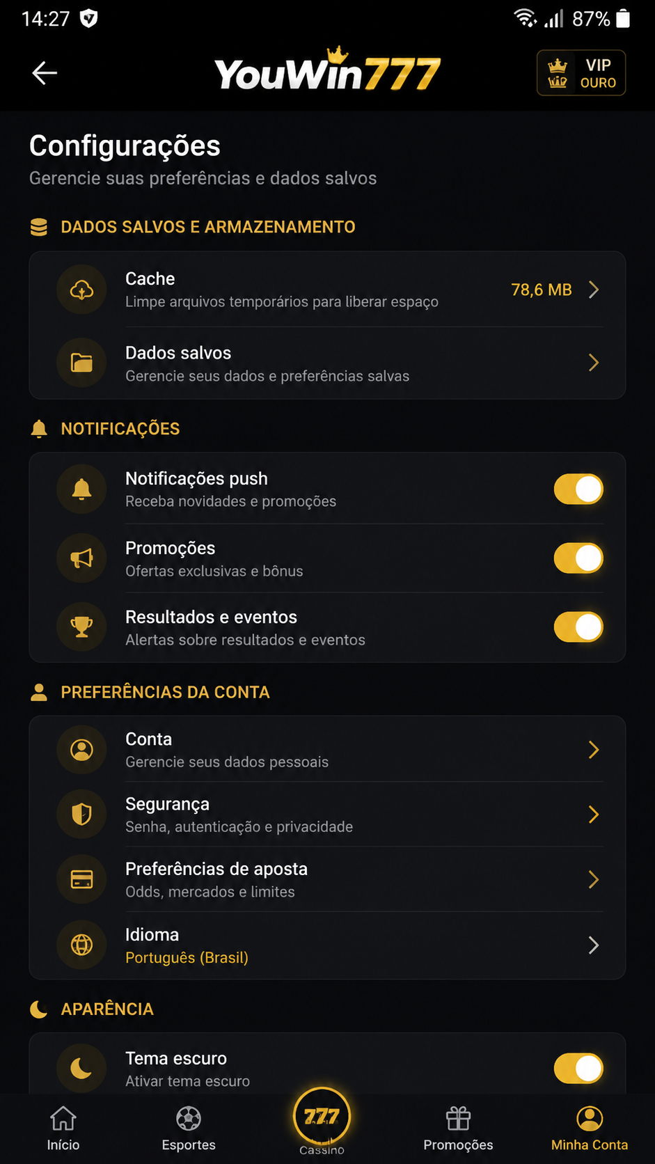 YouWin777 screenshot