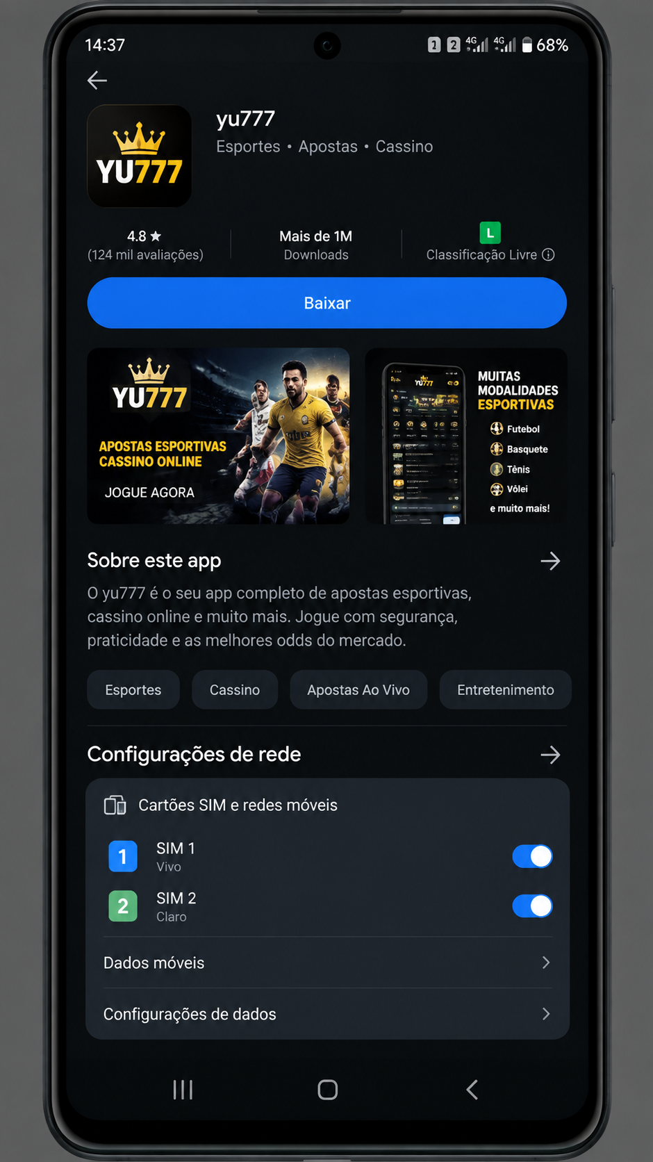 yu777 screenshot