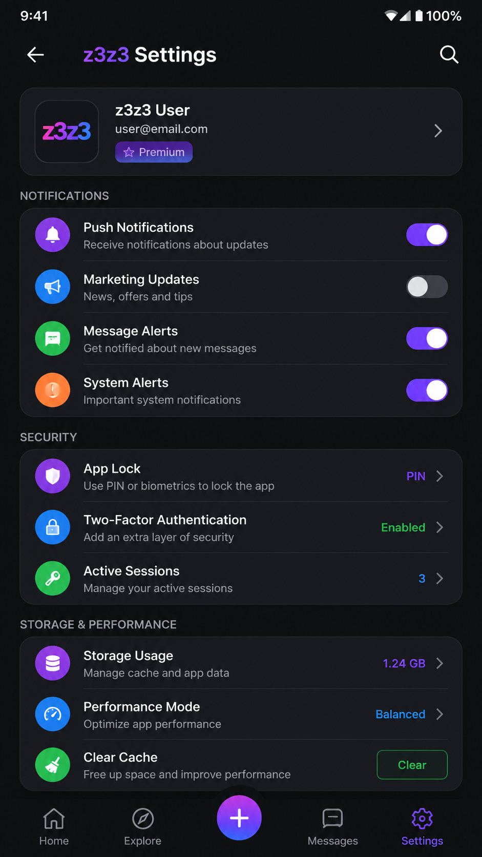 z3z3 screenshot
