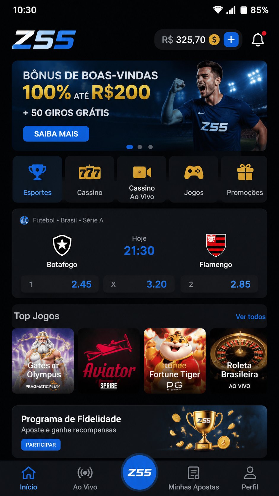 z55 screenshot