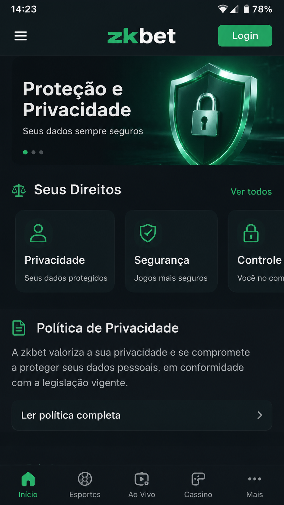 zkbet screenshot