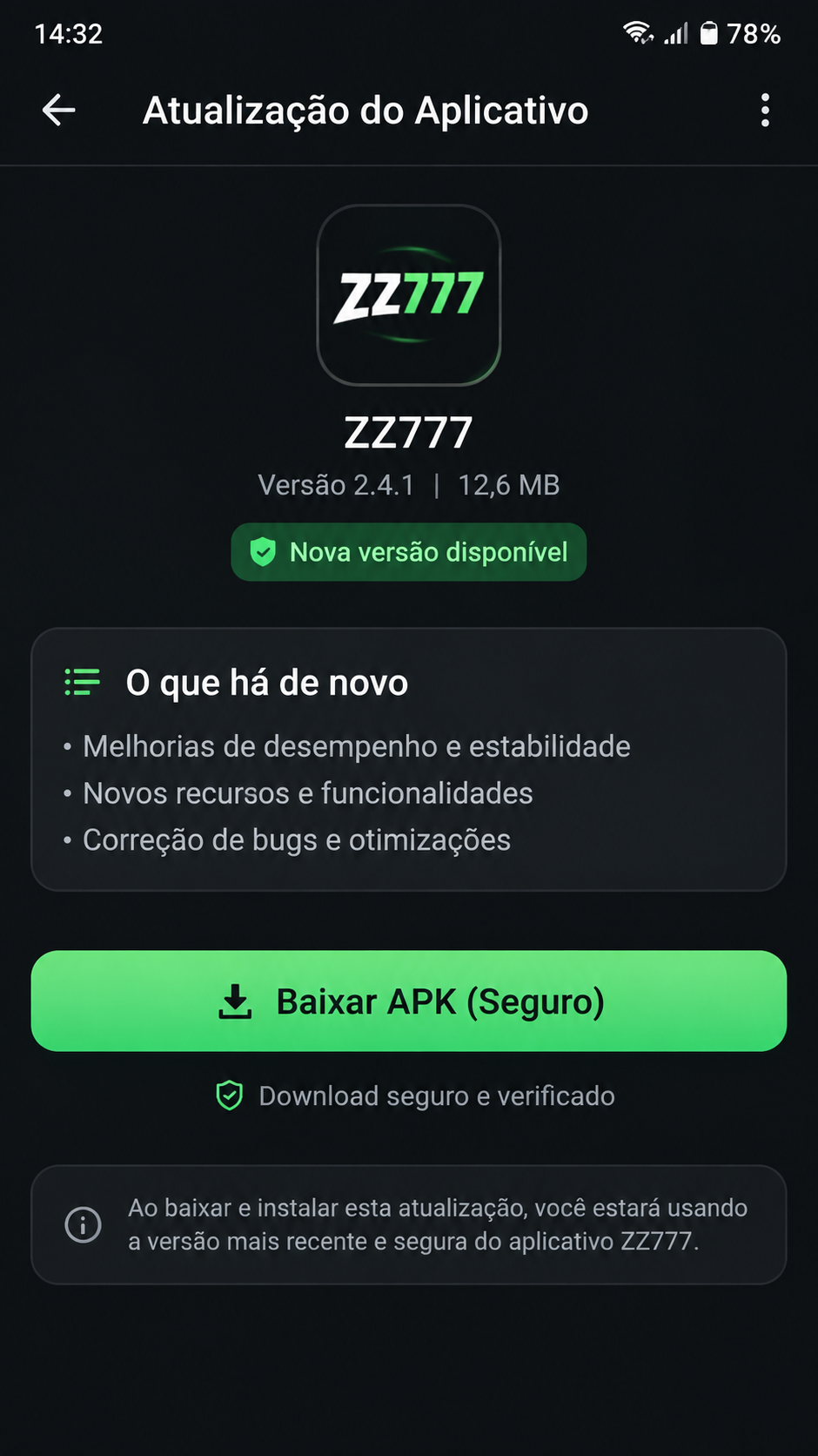 zz777 screenshot